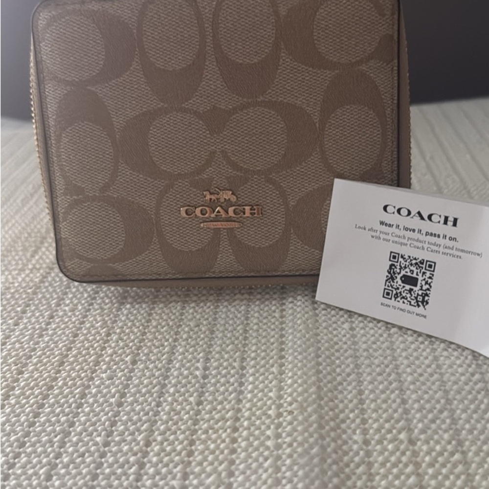 Coach Tan Signature Wallet